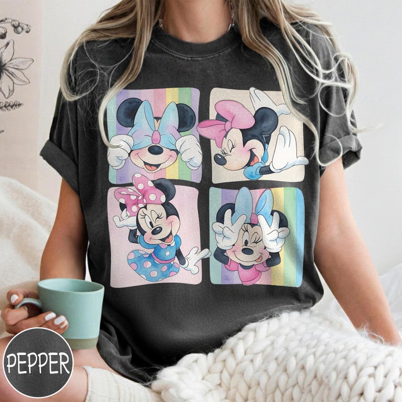 Retro Minnie Mouse Shirts, Disney Magic Kingdom Shirt, Minnie Mouse Gift Tee, Disney Girl Trip Shirt, Vintage Disney Trip 2026 Shirt image 5