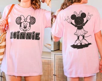 Vintage Disney Minnie Mouse Shirt, Retro Minnie Mouse 2026 Shirt, Disney Girly Trip Shirt, Disneyworld Family Matching Tee