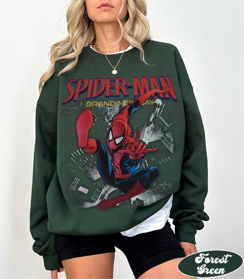 Disney Spider-Man Brand New Day T-Shirt, Marvel Avengers Shirt, Vintage Spiderman Comic Shirt, Spider Man T-Shirt, Disney Spider Kids Shirt image 5