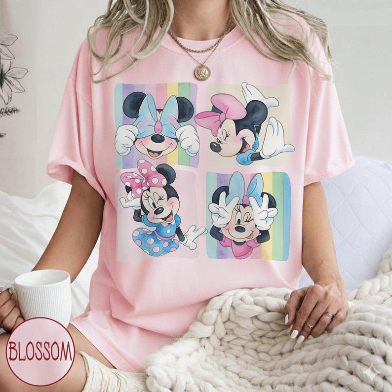 Retro Minnie Mouse Shirts, Disney Magic Kingdom Shirt, Minnie Mouse Gift Tee, Disney Girl Trip Shirt, Vintage Disney Trip 2026 Shirt image 4