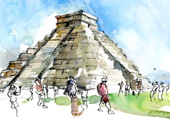 Chichen Itza, Mexico - archival fine art print