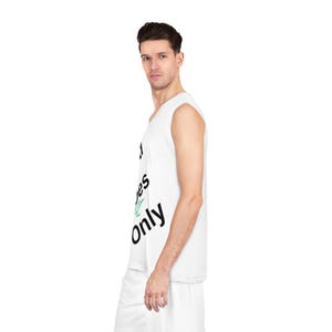 Good Vibes Basketball Jersey: Lightweight Unisex Sportswear