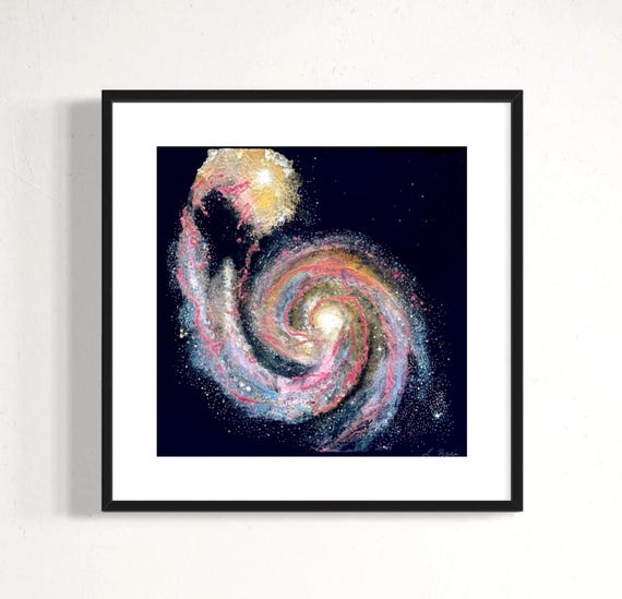 Cosmic Dance Galaxy Print | Gallery Quilty | Abstract Wall Art | Galaxies Painted by Award Winning Artist
