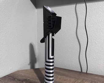 Darksaber Hilt Star Wars Mandalorian Screen Accurate Black Blade Saber Prop Replica Cosplay Display Collector Gift Mando Saber