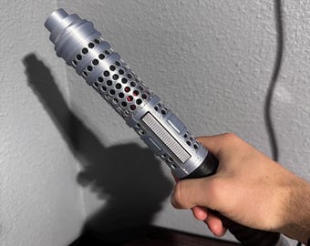 Asajj Ventress Lightsaber Hilt Clone Wars Star Wars Sith Assassin Curved Saber Screen Accurate Prop Replica Cosplay Display Collector