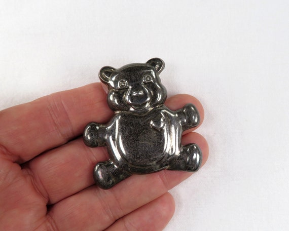 Vintage Sterling 925 Teddy Bear Brooch Vintage Ma… - image 4