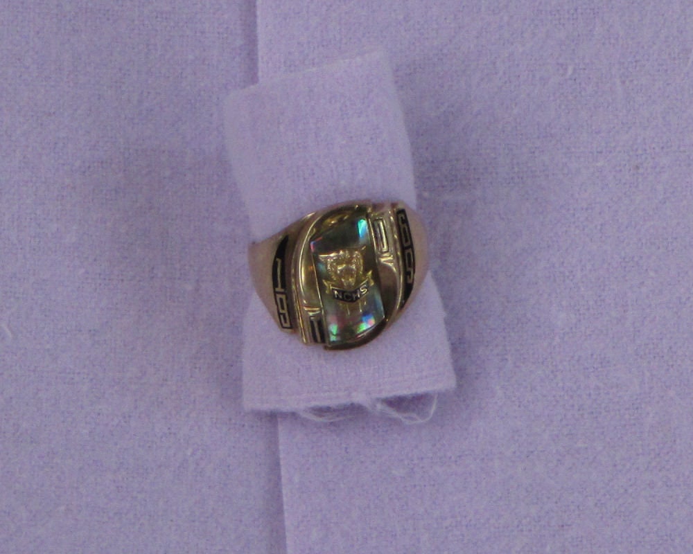 Vintage 1969 Class Ring 10K Gold Josten High School Etsy