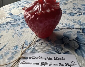 Handmade Resin Strawberry