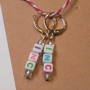 Increase or Decrease Leverback Crochet Stitch Markers (Set of 2)