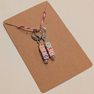 Increase or Decrease Leverback Crochet Stitch Markers (Set of 2) image 3