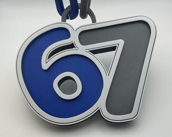 Super Sized “6 7” Necklace