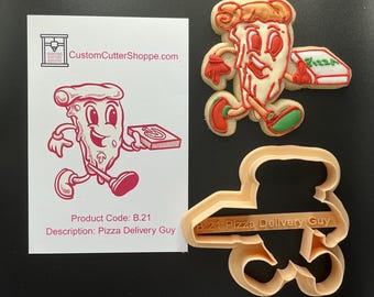 Emporte-pièce à l'emporte-pièce livreur de pizza (B.21)