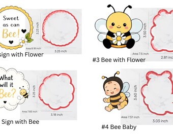Bee Baby Shower, Birthday Party, Cookie Cutters: Matching Party Themes - Sweet as a Bee, What will it Bee, Little Honey Bee