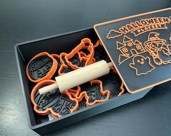 Halloween Kids Play Dough Kit, Sensory Play Kit, Montessori Toy, Gift for Kids, Creative Play Set, Preschool Learning Toy