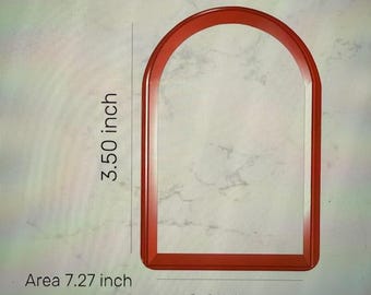 Arch Plaque Cookie Cutter, Multiple Size options