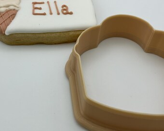 Fichier 3D - Trois boules de biscuits glacés dans un fichier pour emporte-pièce