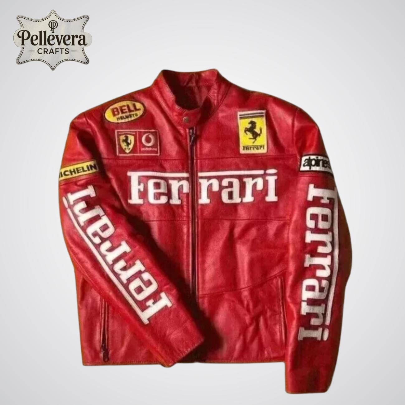 Leather ferrari jacket - Etsy 日本