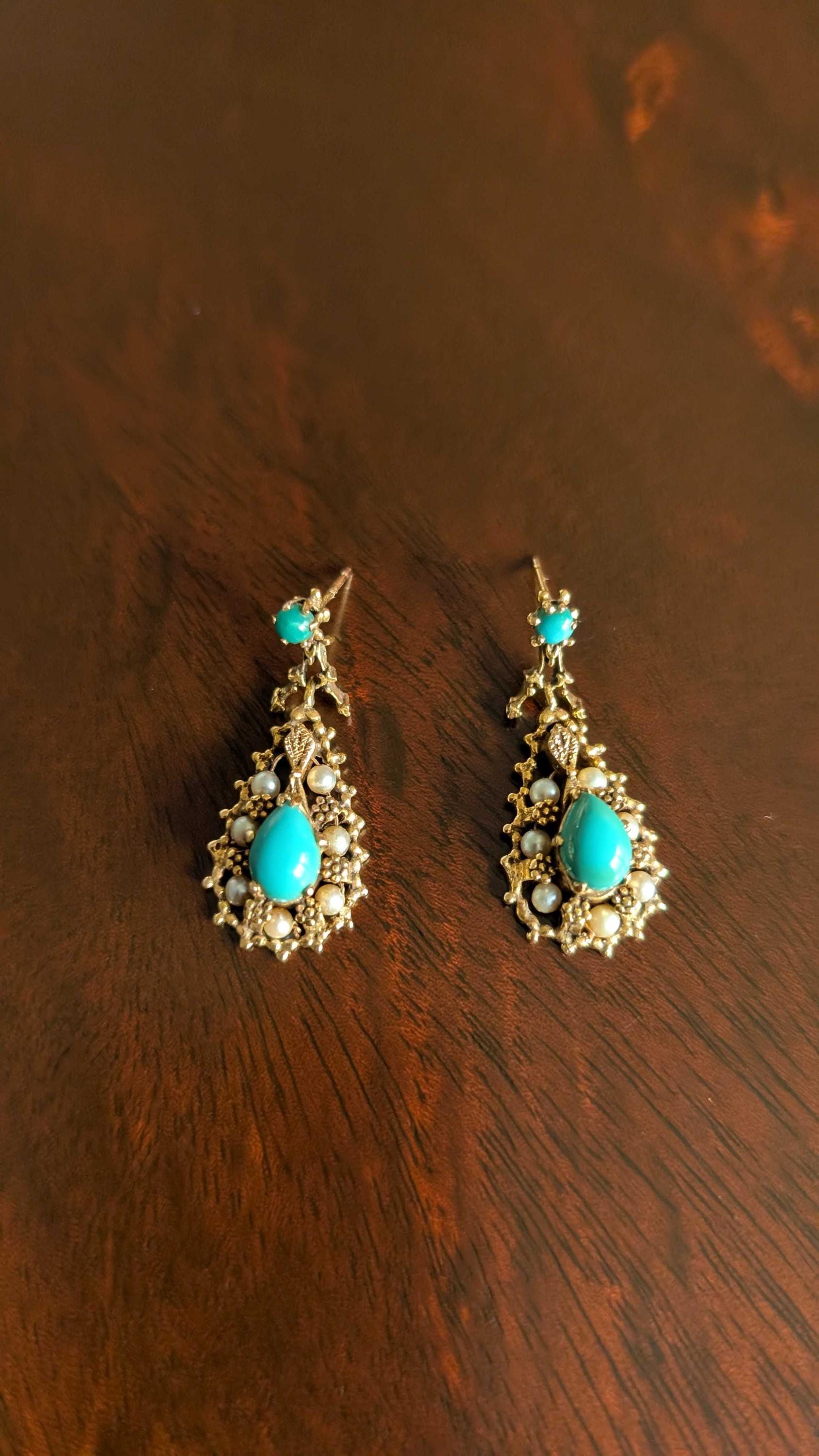 Teal Headscarf with Ornate Gold Earring Set
189 CLOSET TOUR PART 5!!!! All things jewelry??? main image 4