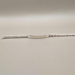 Sterling Silver Mexican Id Bracelet - Etsy