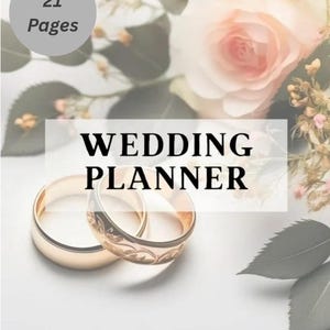 Weddingplannerboek Complete gids voor doe-het-zelf bruiloftplanning Checklists Budgettracker Tijdlijn Organizer voor aanstaande bruiden Verlovingscadeau
