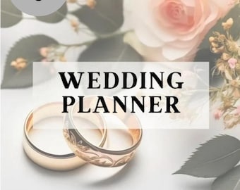 Wedding Planner Book Complete DIY Wedding Planning Guide Checklists Budget Tracker Timeline Organizer for Brides to Be Engagement Gift