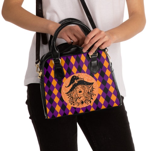 Argyle Witch Halloween Shoulder outlet Handbag