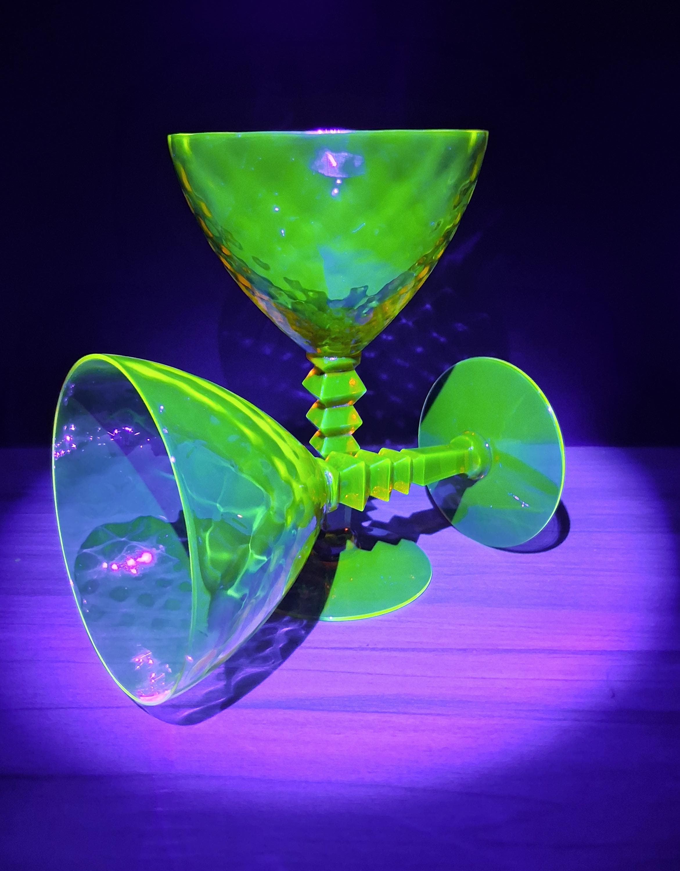 チェコスロバキア　Bohemia Glass 四つ葉型クリスタルトレイ Czech Bohemia Glass - Etsy