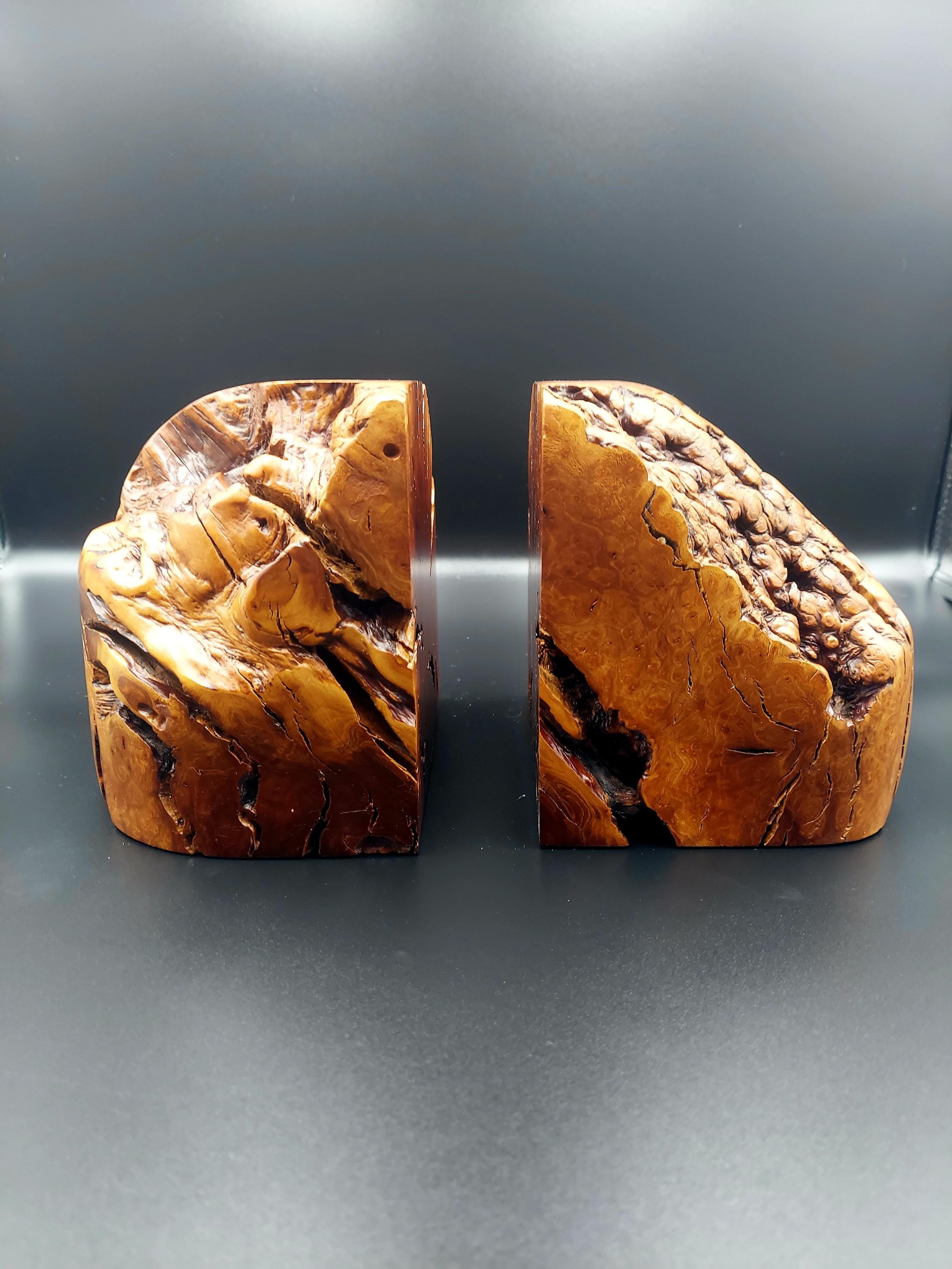 Vtg.wilderkind Aesthetic Hand Made Manzanita Burl Wood/book Match Cut ...