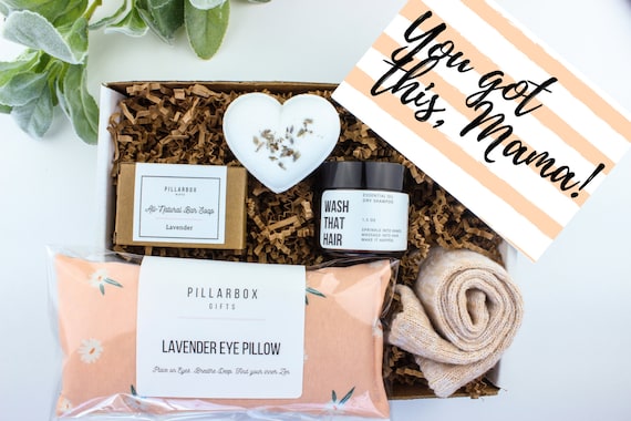New Mom Care Package New Mom Gift Box, New Mama Gift Basket, Mom