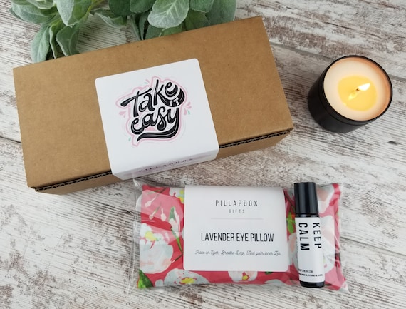 Take It Easy Mini Self-care Gift Set, Gift Under 30 Dollars for Her,  Holiday Gift Box, Co-worker Gift 