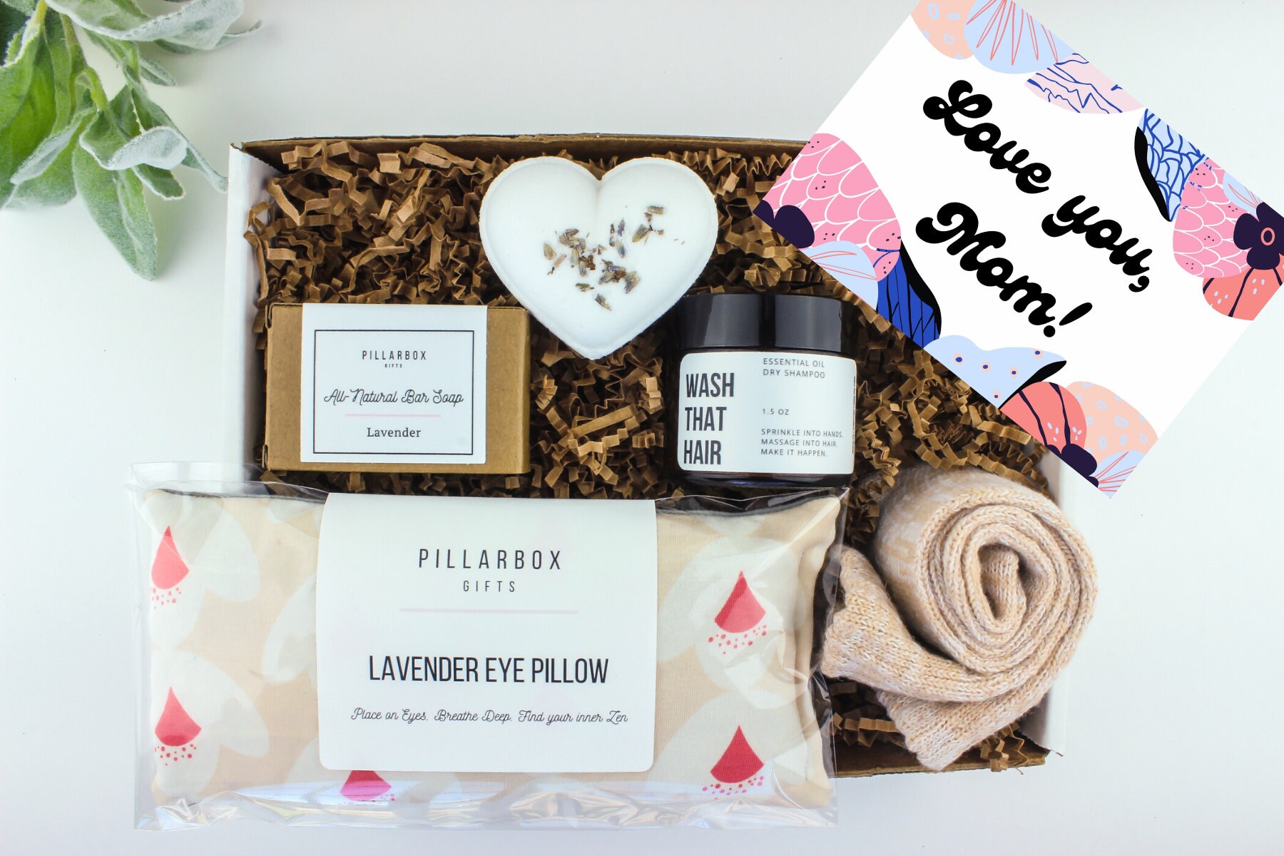 Love you Mom Mother's Day Gift Box Happy Mother's Day care package  self-care gift for mom, mom appreciation gift basket, mom present