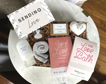 Sending Love Self-Care Package- Thinking of you Stress Relief encouragement gift box- sympathy gift for female friend