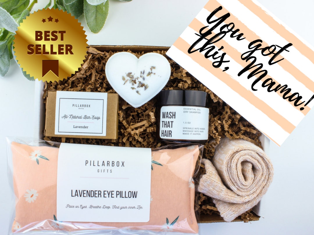 New Mom Gift Box Postpartum Gift Box Spa Care Package for New Mother