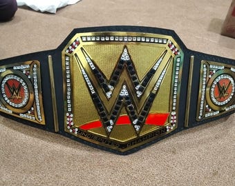 Handmade undisputed Universal Champion Replica Belt – Cowhide Leather, Brass Plates 2mm, 4mm