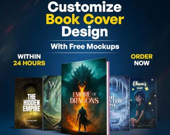Custom eBook Cover Design | Front, Back & Spine