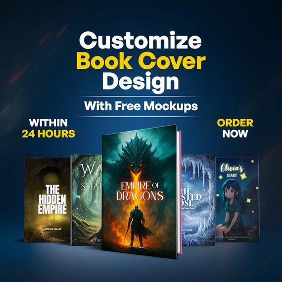 Custom eBook Cover Design | Front, Back & Spine