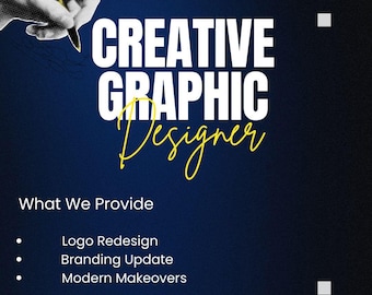 Custom Graphic Design Service: Logo, Flyer, Book Cover, T-Shirt Redesign, Business cards.