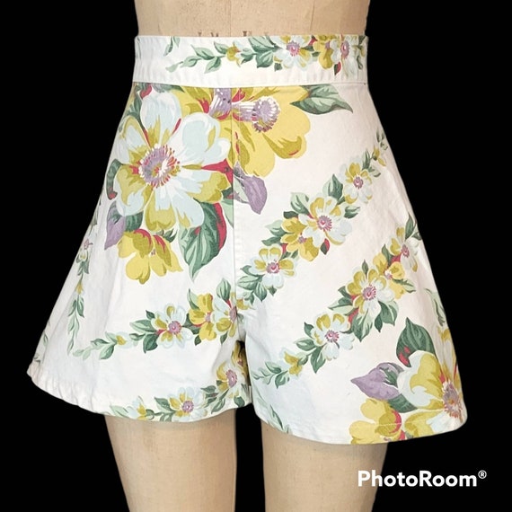 Vintage Late 80s Early 90s 1940s 50s Style Shorts Hi Gem