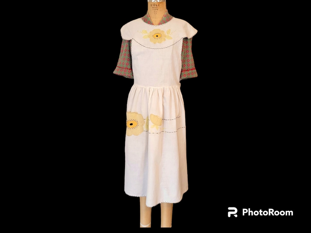 30s 1930年代 vintage ヴィンテージ エプロン il_1080xN.5064429077_ame2.jpg
