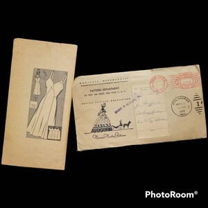 Vintage 1940s Marian Martin Slip Pattern. Unused. Size 34. Original Pattern. Original Envelope.