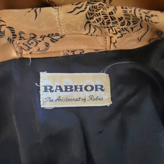 Vintage Late 1950s Early 60s Silky Rayon Rabhor R… - image 4