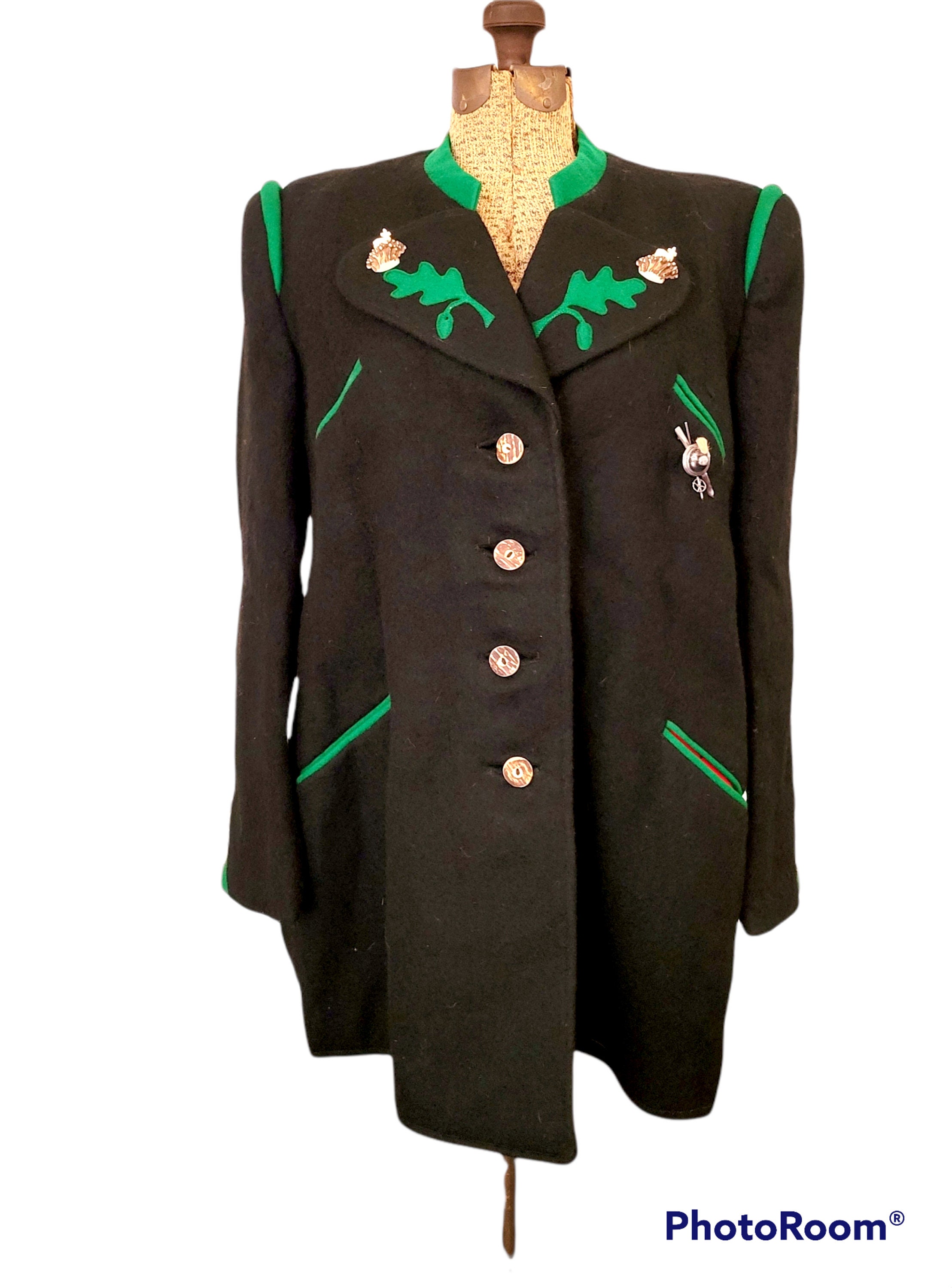 Vintage 1950s 40s/50s Trachten Style Tyrolean Swing Jacket - Etsy