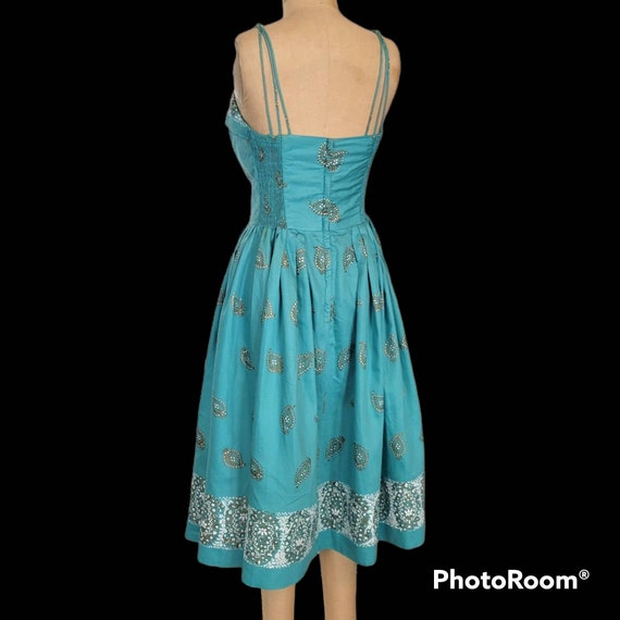 Vintage Alfred Shaheen Honolulu. 1950s Sun Dress.… - image 4