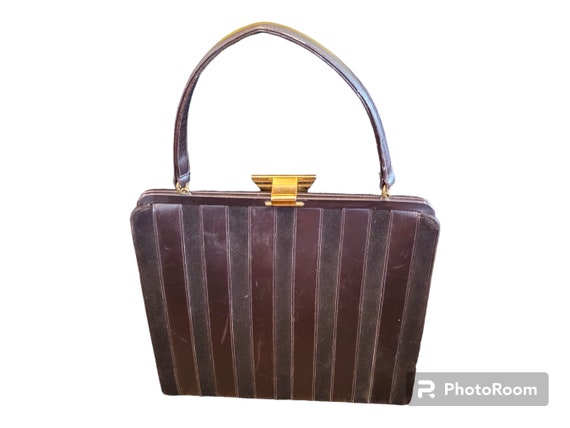 Vintage 1960s Bienen Davis "Cavelo" Handbag. Brow… - image 4