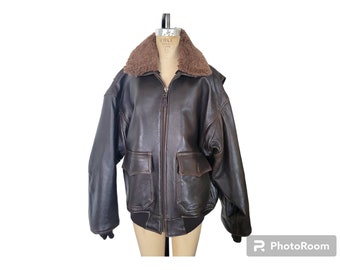 Blouson aviateur de vol G 1 de type intermediaire de la marine americaine Star Sportswear VINTAGE des annees 1960 Top Gun Maverick Pilote Made in USA Veritable vintage Etsy Canada