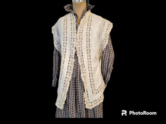 Antique Victorian Cotton Lingerie Vest. 1880s-90s… - image 1