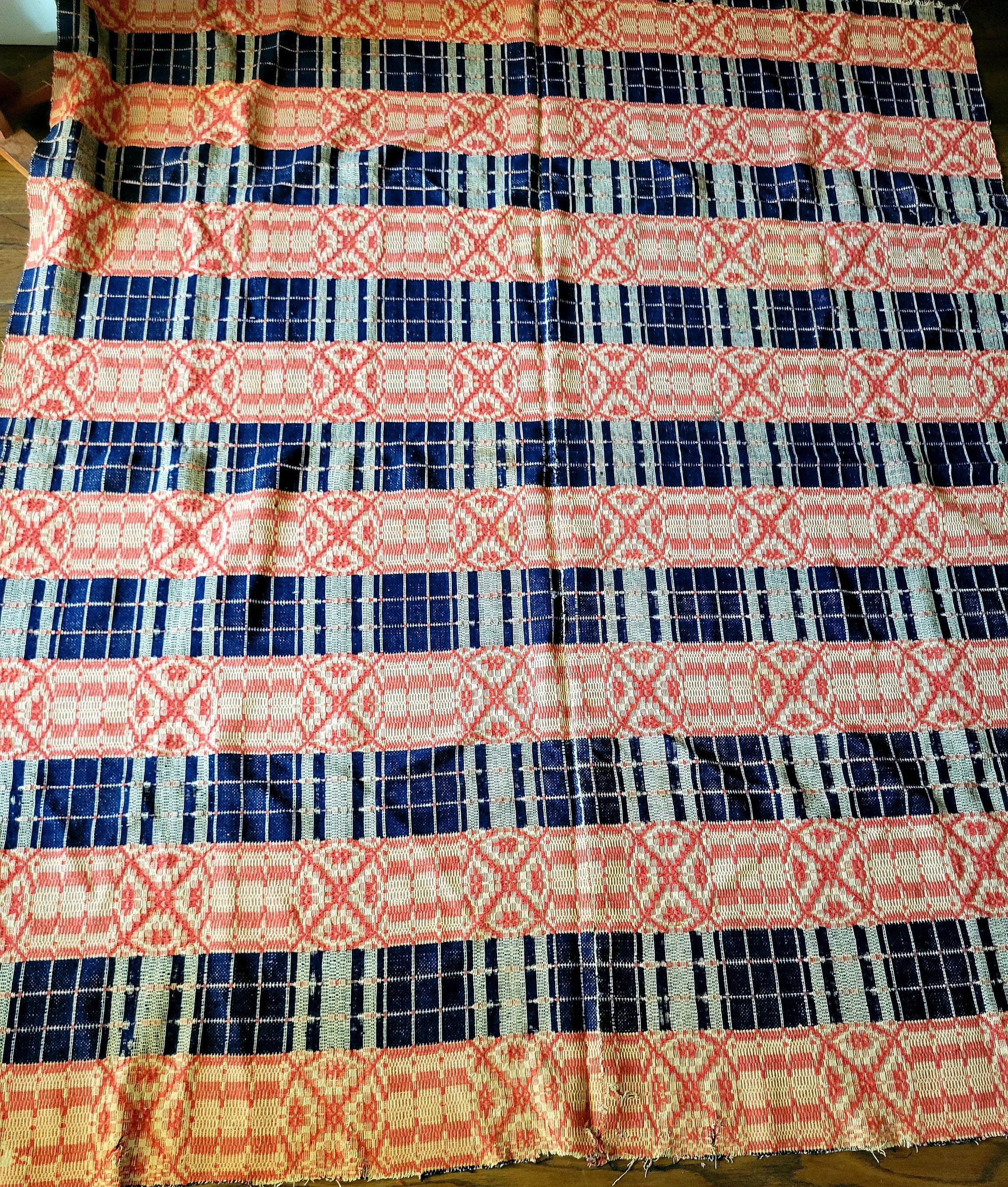 overshot coverlet patterns free sample