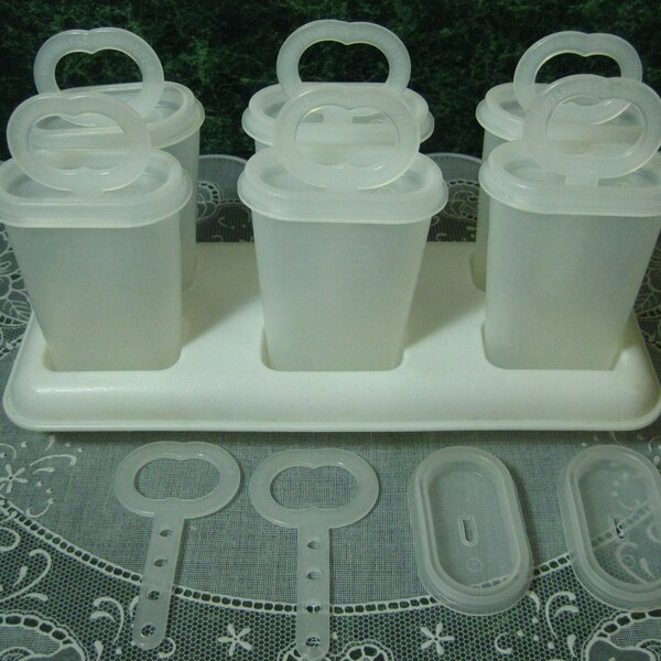 Vintage Tupperware: Ice Tups Popsicle Mold Set