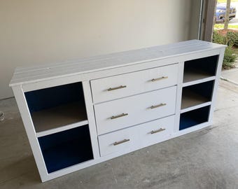 DIY extra lange buffetkast houtbewerkingsplan | Dressoir en opbergmeubel