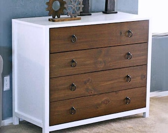 DIY Large 4-Drawer Dresser Plan – Modern Wooden Furniture